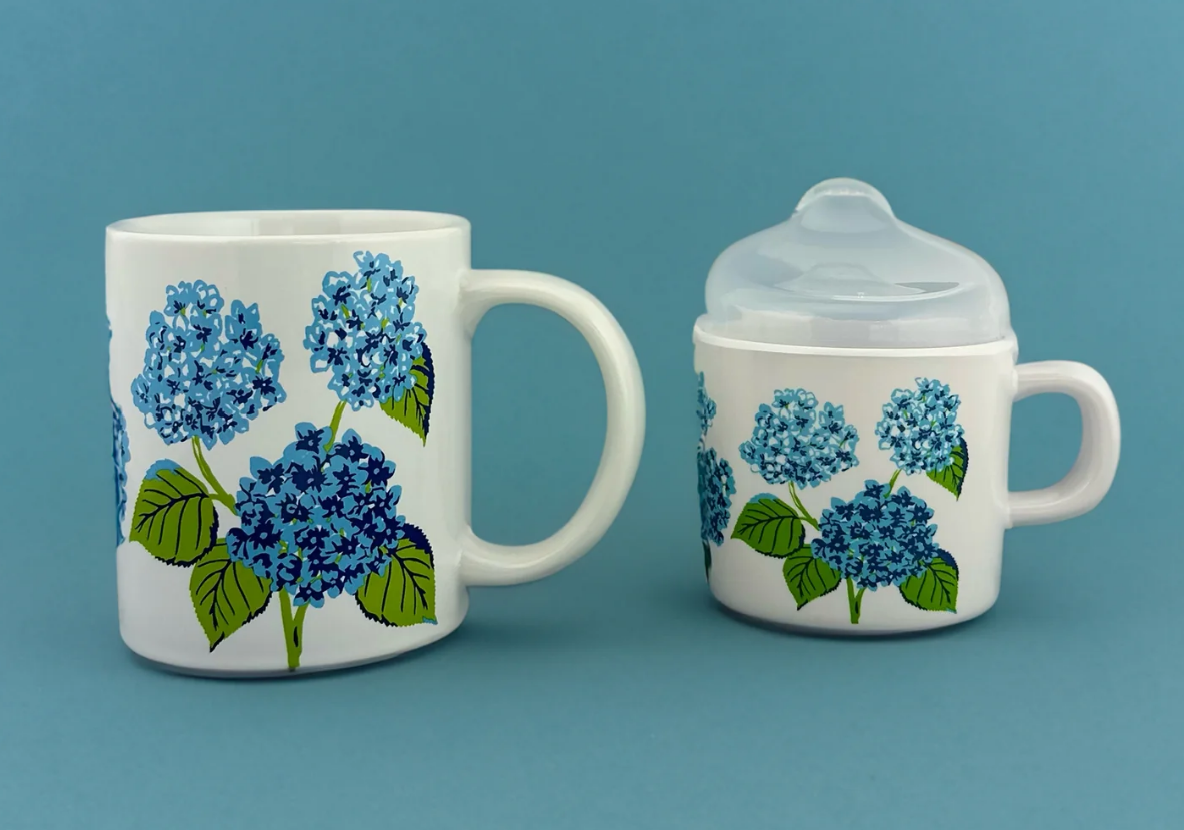 Hydrangea Mama & Me Cup Set