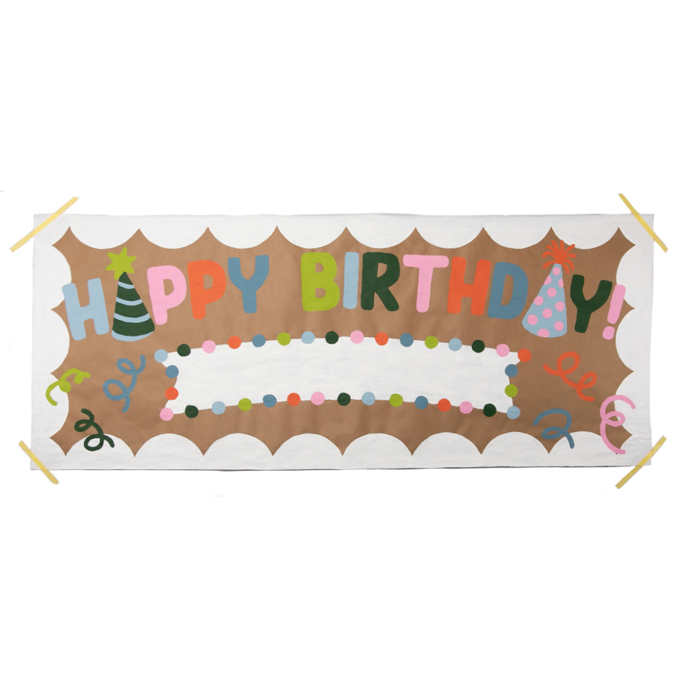 Happy Birthday Banner By Number