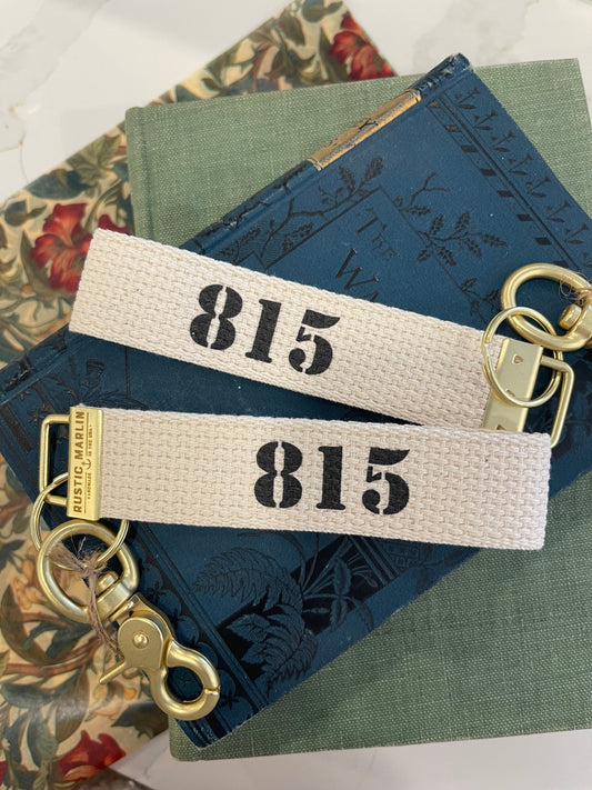 815 Stencil Keychain