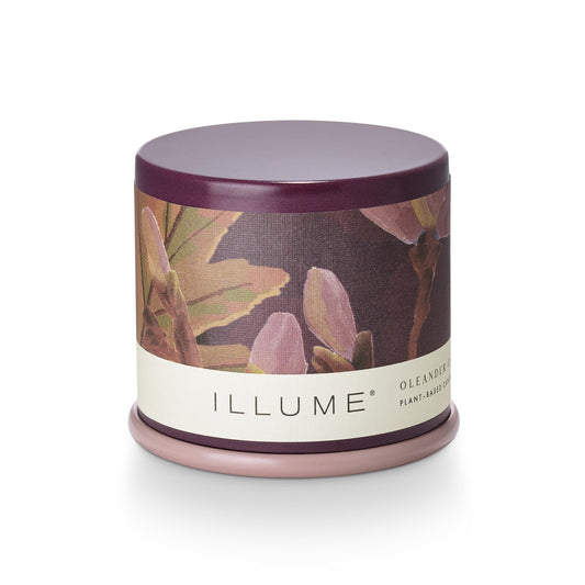 Illume Oleander Oak Demi Vanity Tin Scented Candle