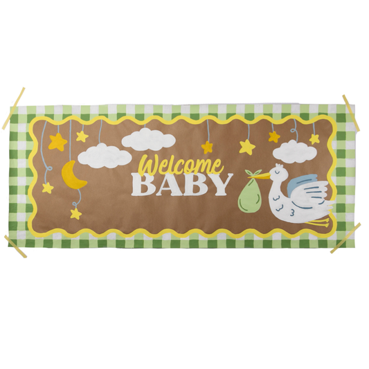 Welcome Baby Banner By Number